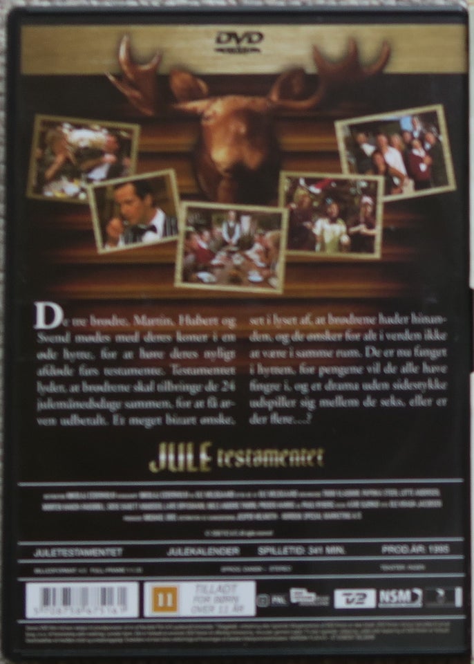 Juletestamentet, DVD,