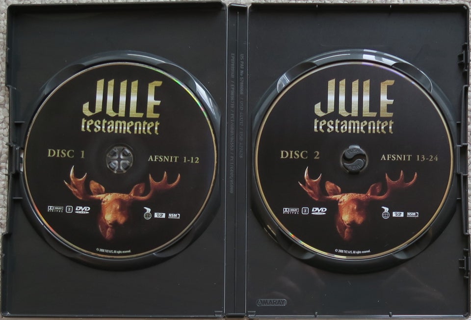 Juletestamentet, DVD,