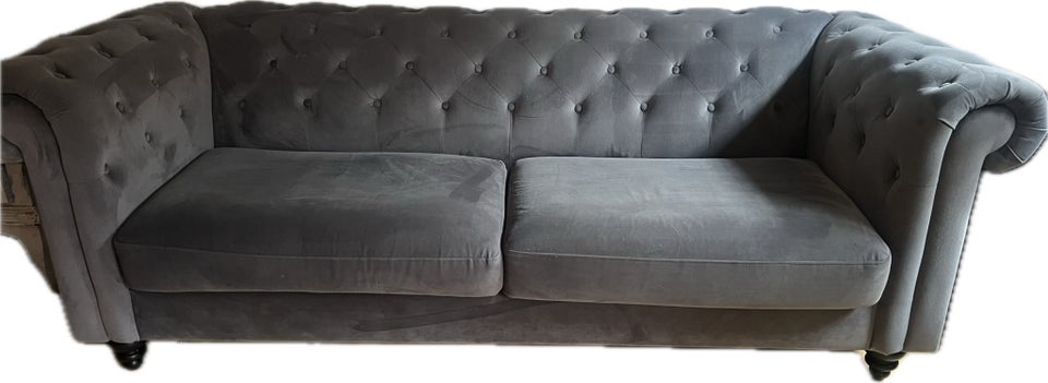 Sofa, velour, 3 pers.