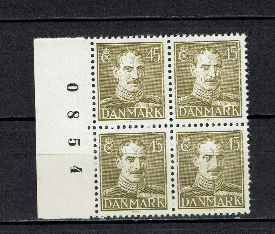 Danmark, postfrisk, 4-blok ( 3731 )