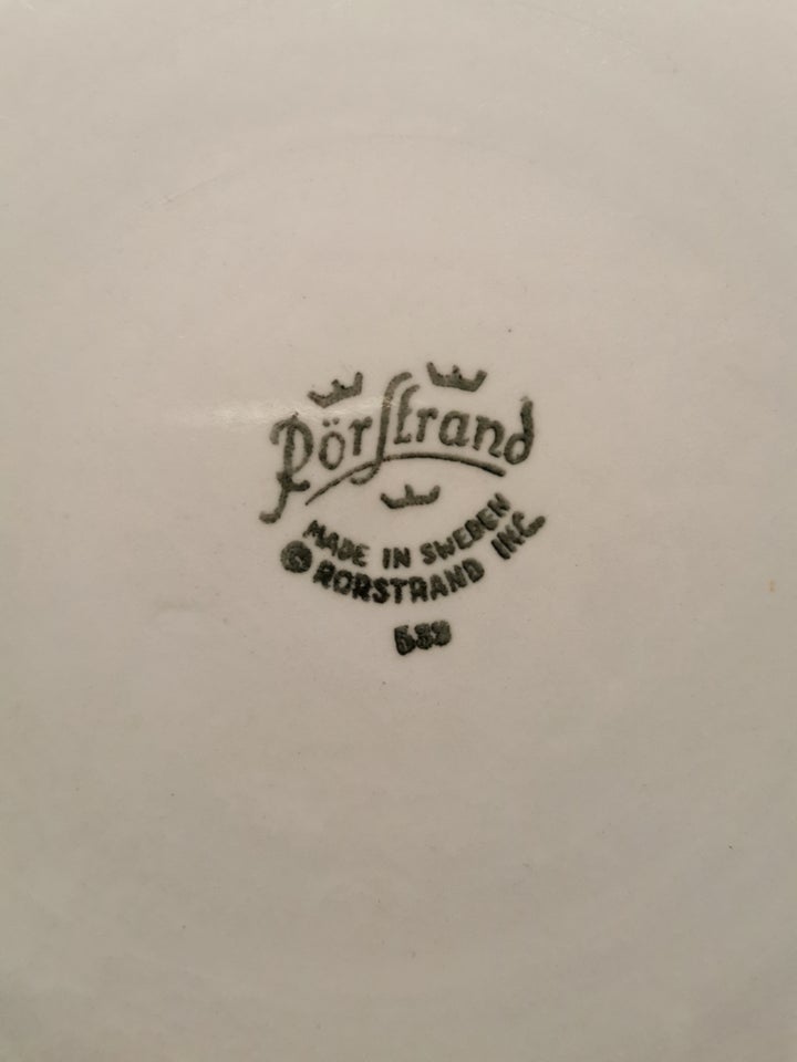 Porcelæn Middagstallerken