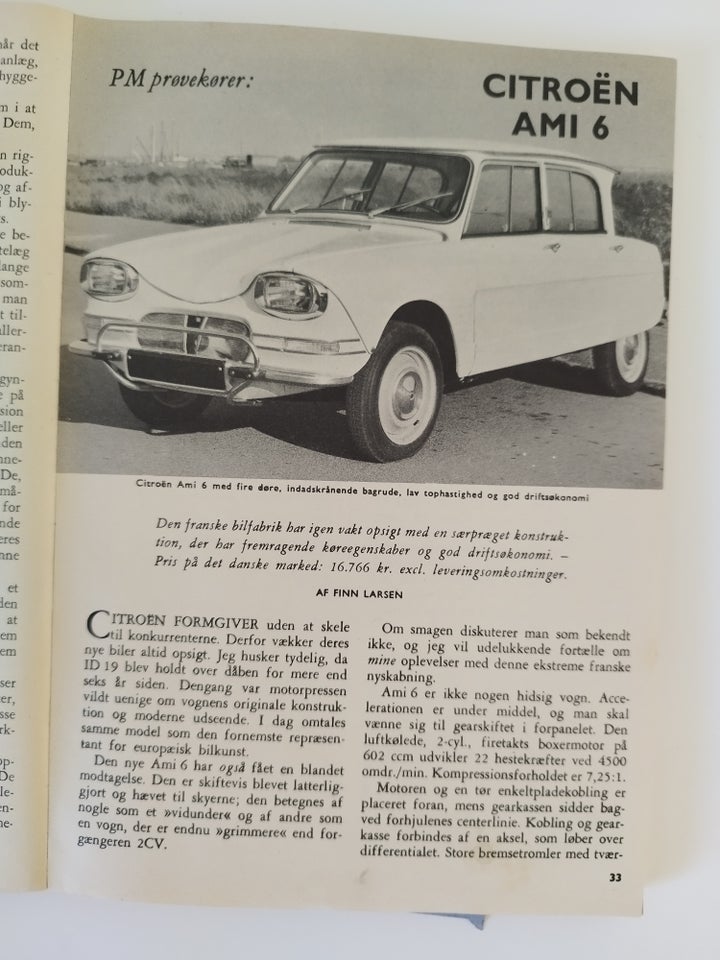 Citroen AMI 6, Populær Mekanik 1962