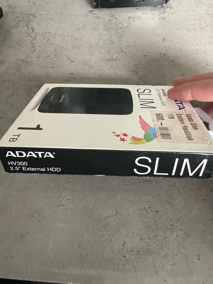 ADATA AHV300 Slim, ekstern, 1000 GB