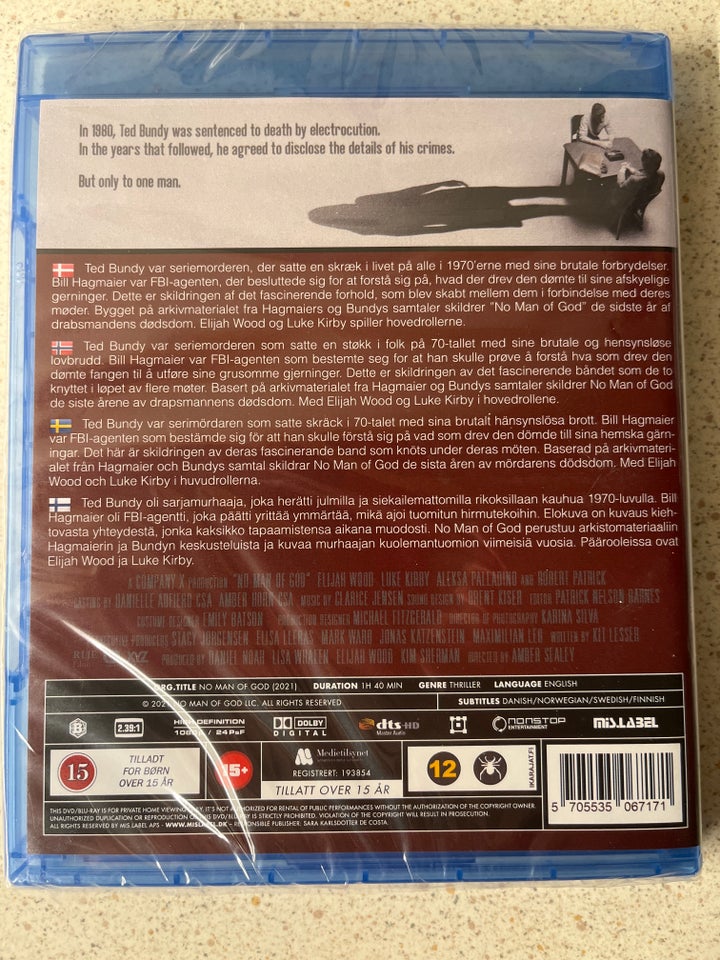 No man of God , Blu-ray, thriller