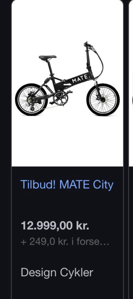 Elcykel, Mate city City, 7 gear