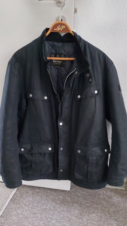 Oilskinsjakke str XL Barbour