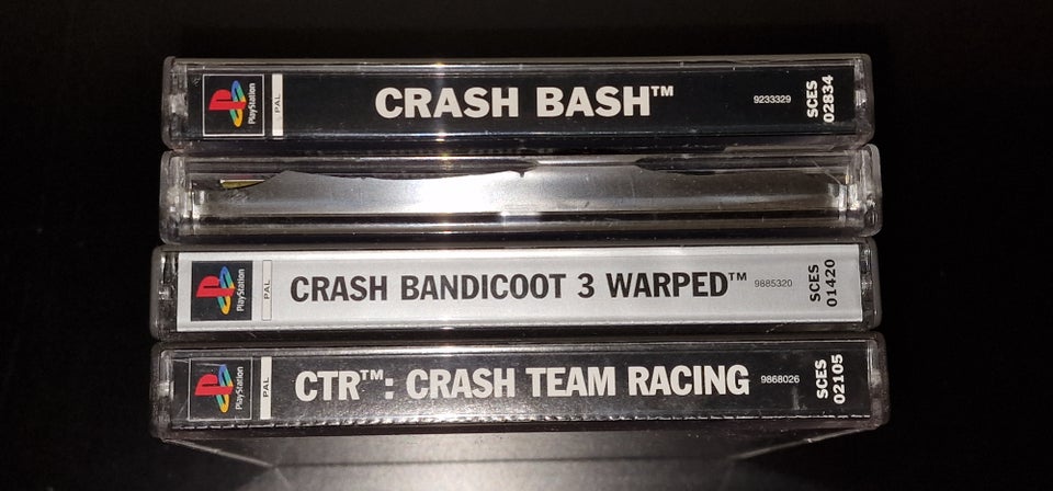 3 PS 1 Crash bandicoot Spil PS