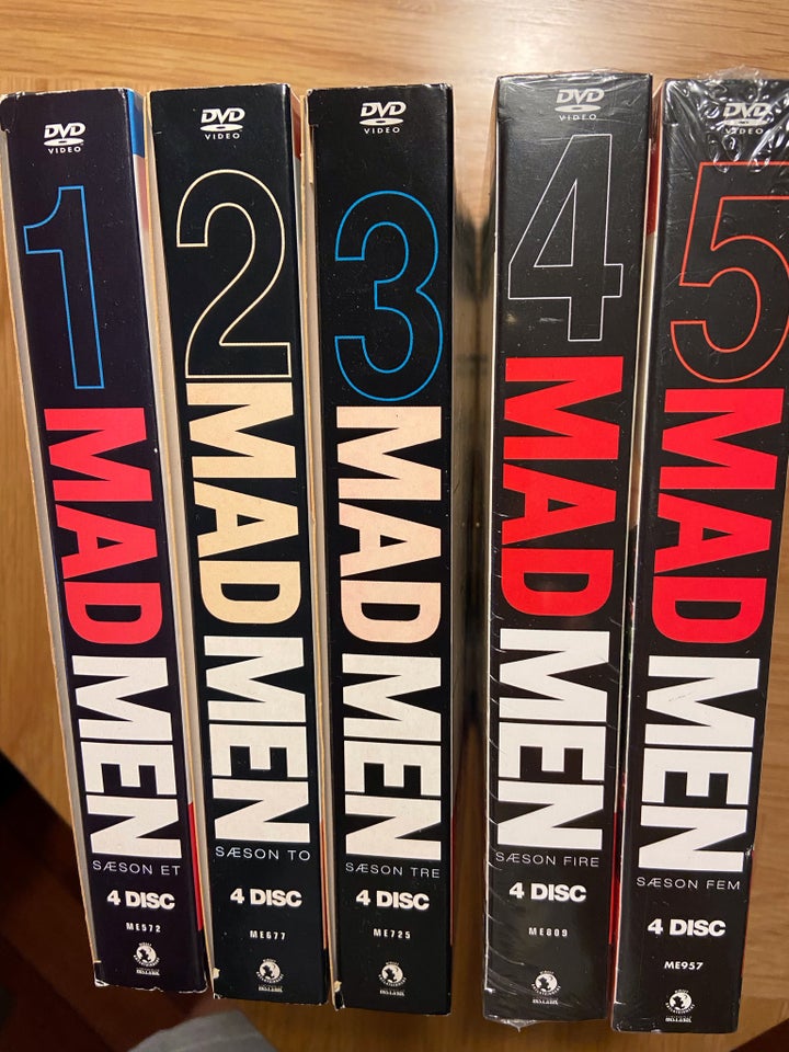 Mad Men DVD’er sæson 1-5 DVD