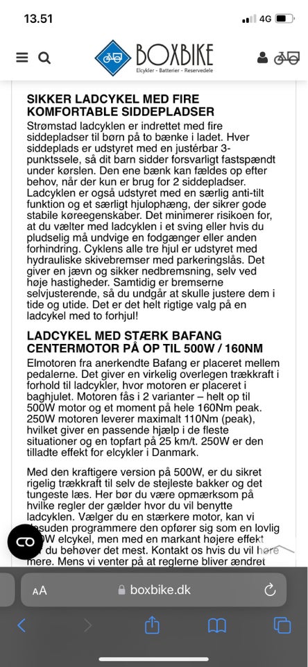 Ladcykel, Strømstad Se tekst, 8