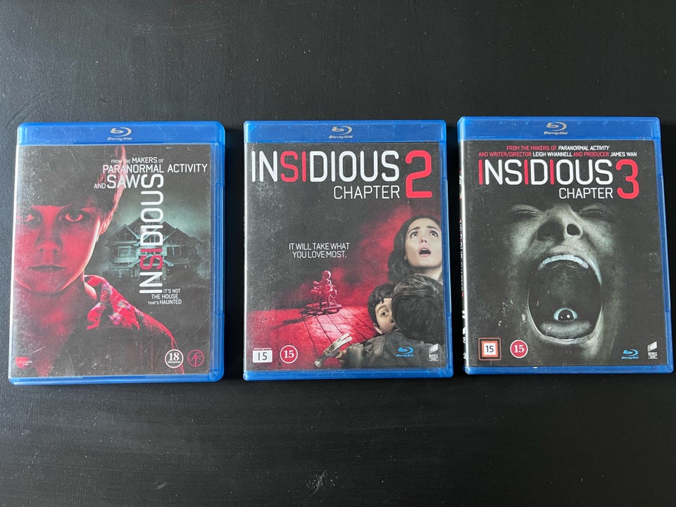 Insidious 1-2-3 Blu-ray gyser