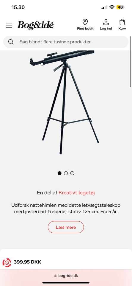 Telescope, Bog og ide , Perfekt