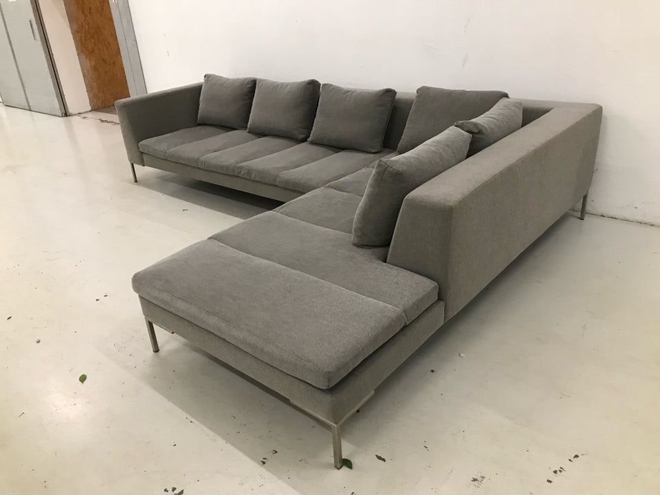 Hjørnesofa stof 6 pers