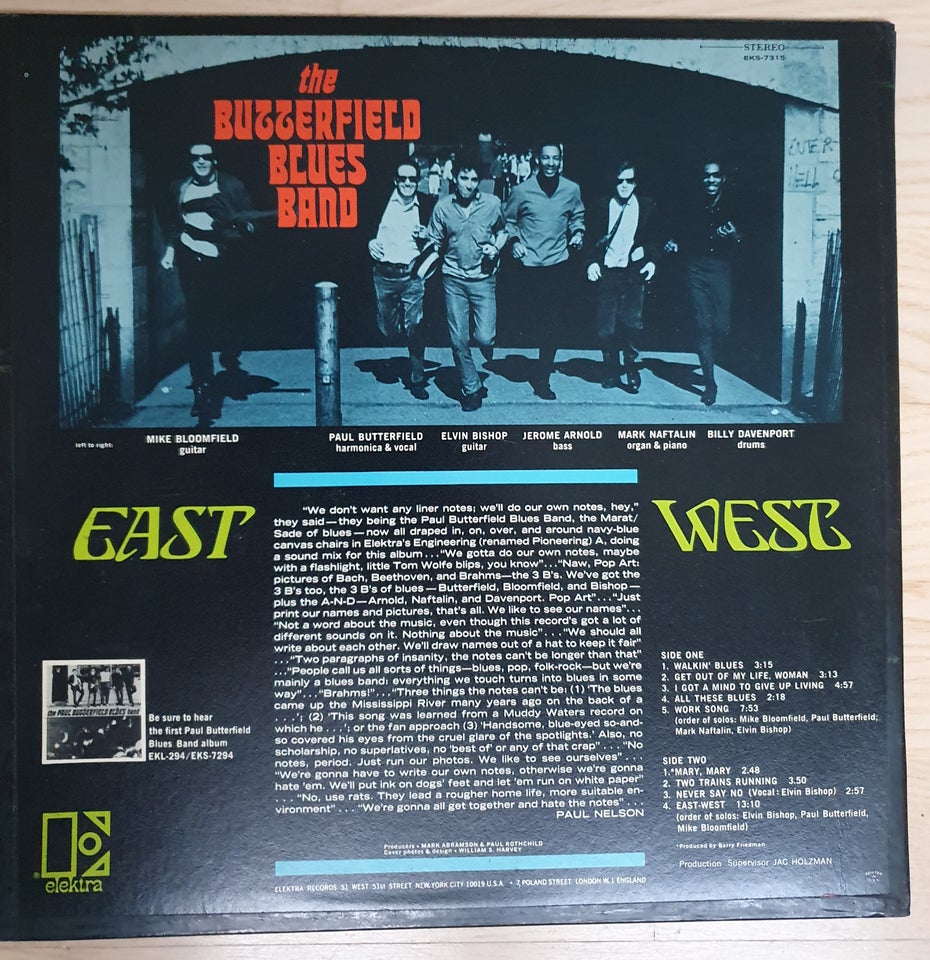 LP, The Butterfield Blues Band,