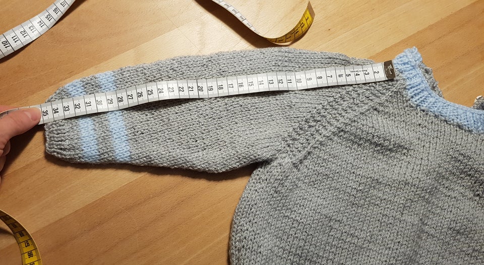 Sweater, Hæklet strik 98, Hæklet