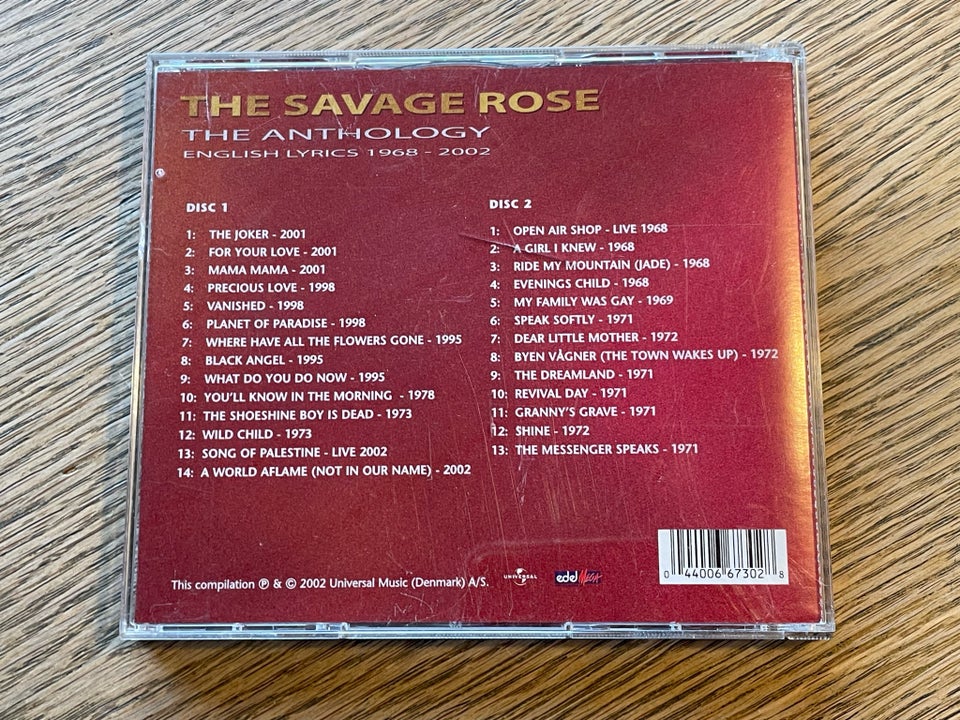 Savage Rose: Anthology (2CD), rock