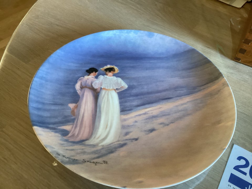 Platter, Porcelæn, 1988 år gl.