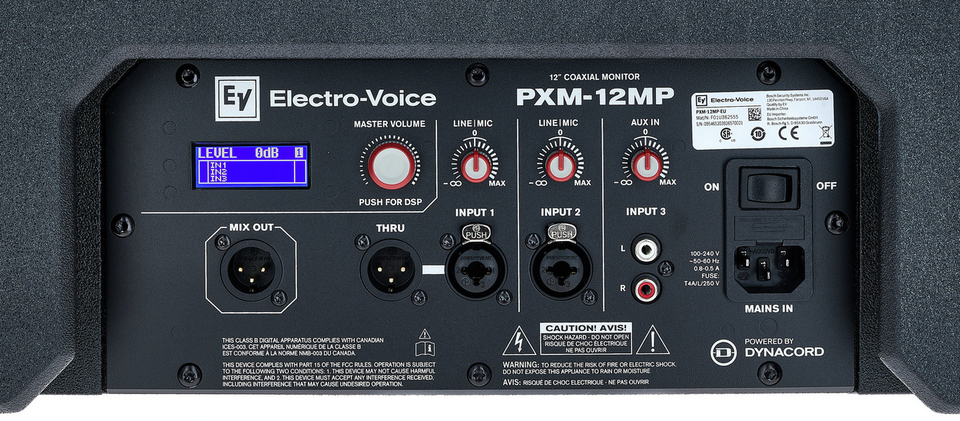 Monitor, Electro Voice EV PXM-12MP