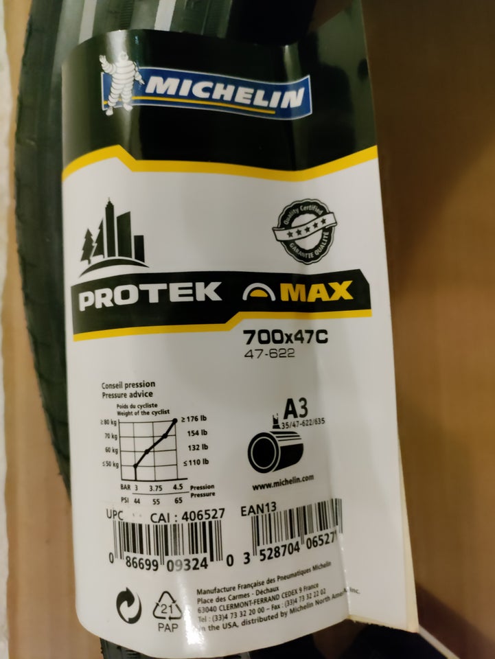 Dæk Michelin Protek Max dæk