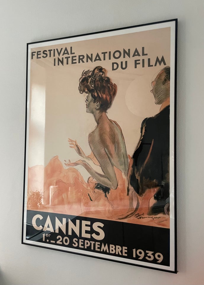 Plakat og ramme, motiv: Cannes