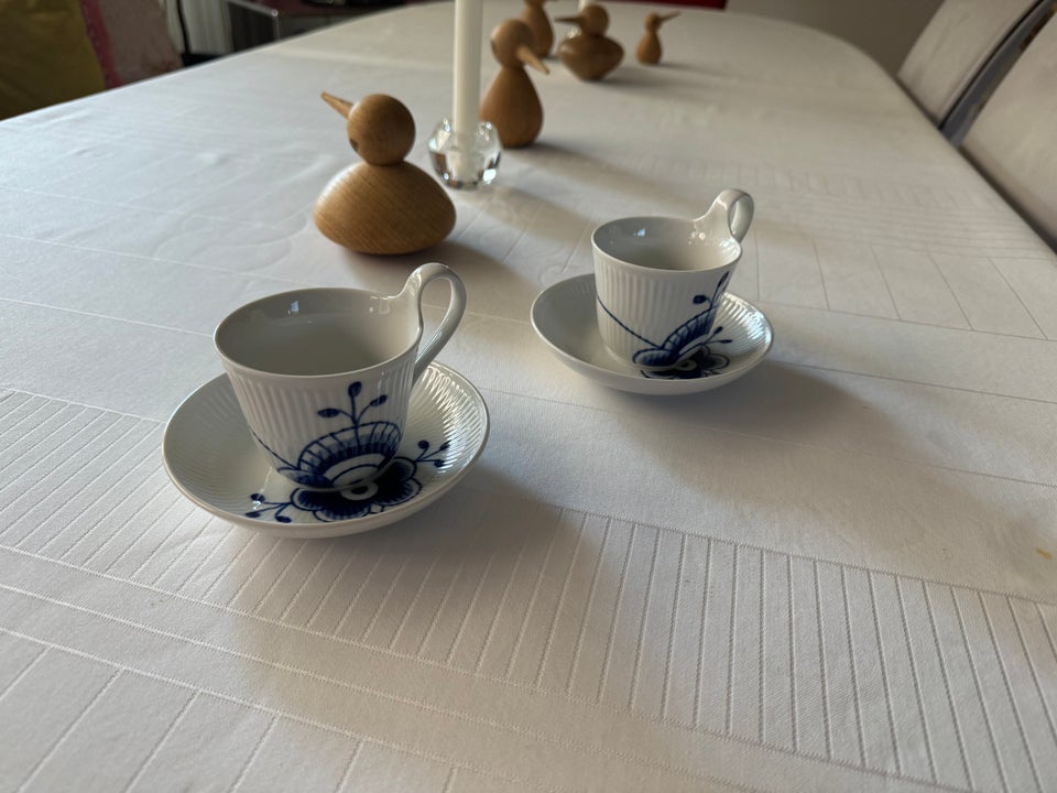 Porcelæn 2xRoyal Copenhagen Blå