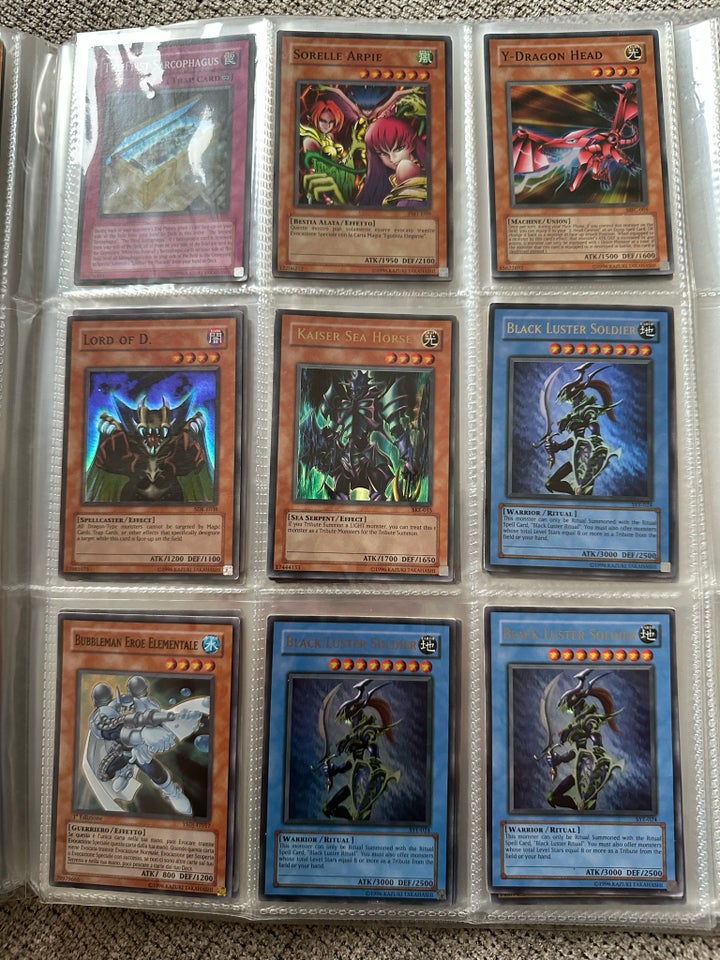 Samlekort, Yu-gi-oh samlekort