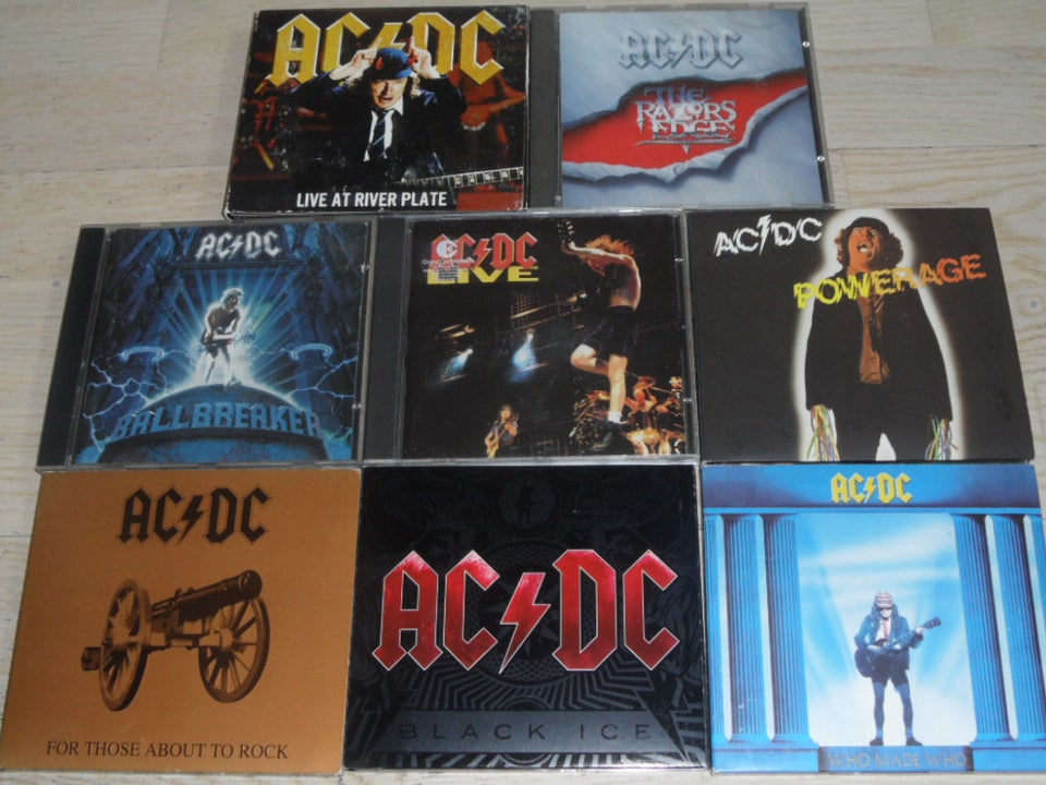 AC/CD: 8 Cd MED AC/DC, rock