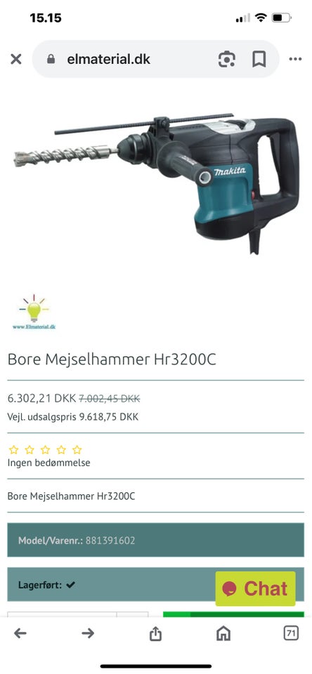 Borehammer, Makita HR 3200 C