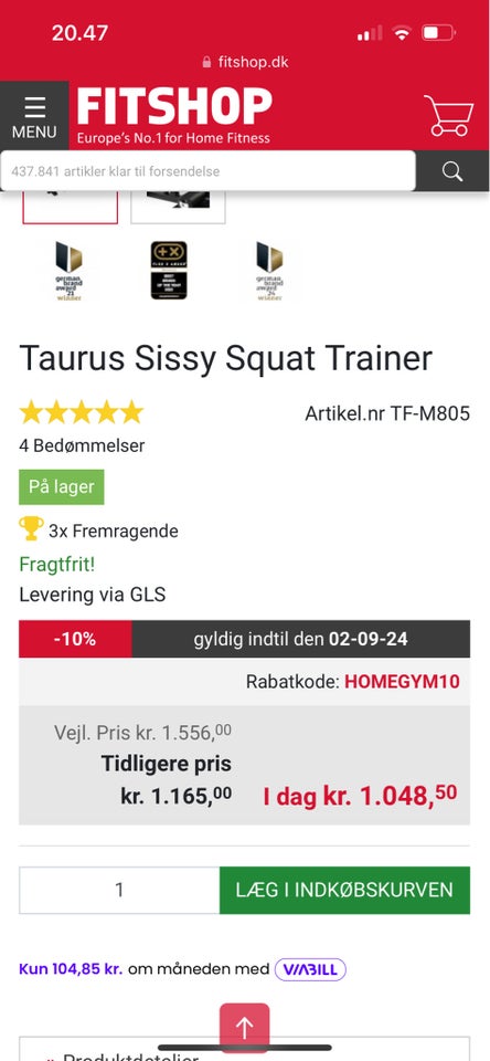 Squat rack Taurus Sissy Squat