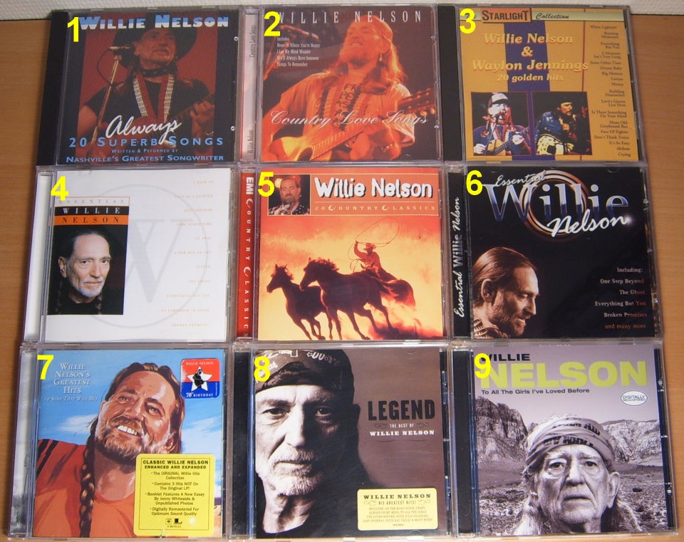 Willie Nelson: 9 Titler country