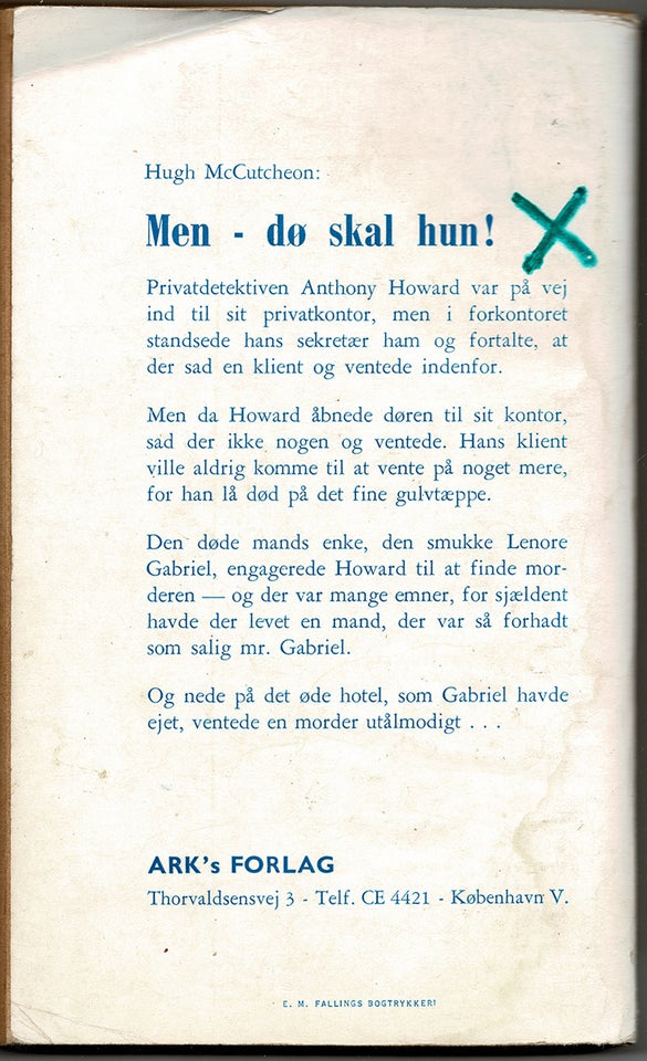 ARK A 2 - Men - død skal hun (1963),