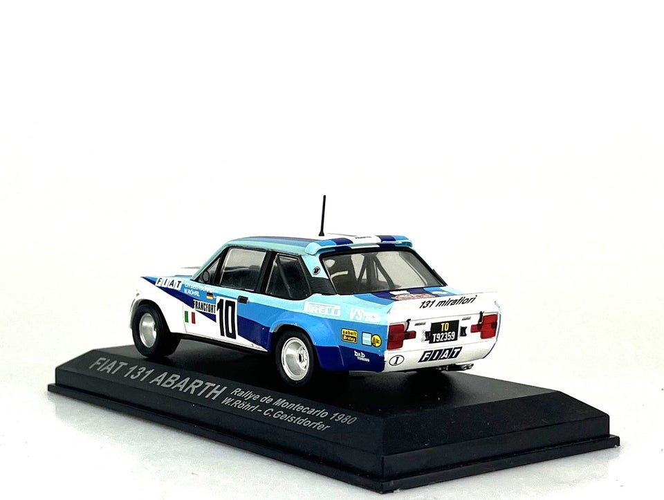 Modelbil, Fiat 131 Abarth 1980,