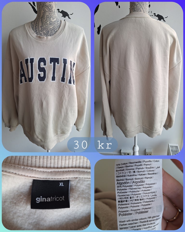 Sweatshirt, HM  Gina Tricot, str.