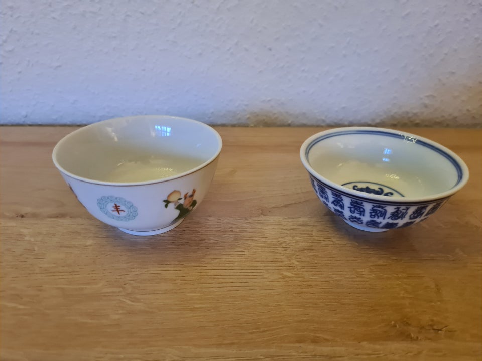 Porcelæn, Skål. Skåle