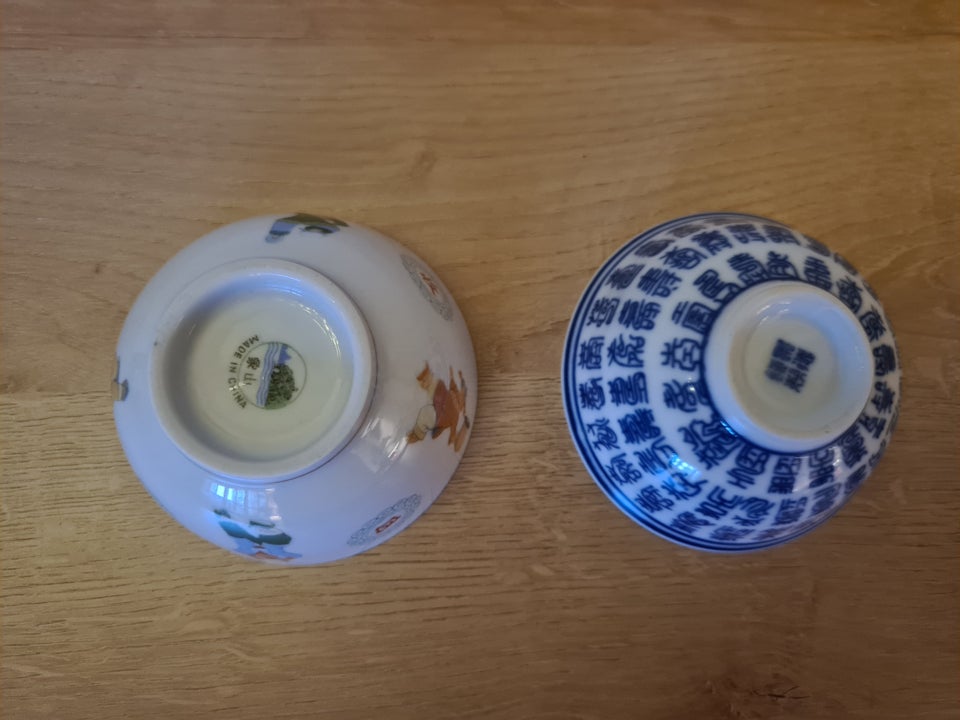 Porcelæn, Skål. Skåle