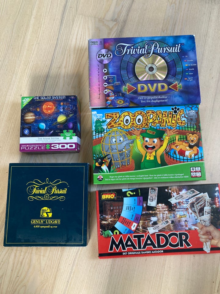 Trivial pursuit, matador,