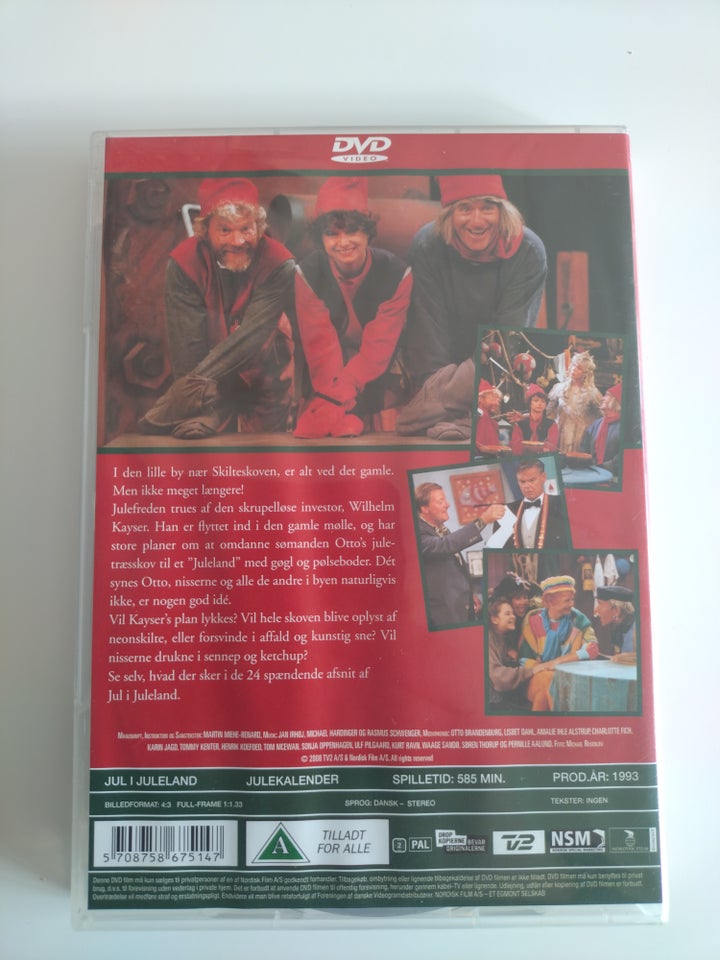 Jul i juleland, DVD, familiefilm