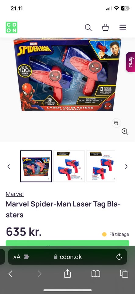 Spiderman laser tag blazer s, ?