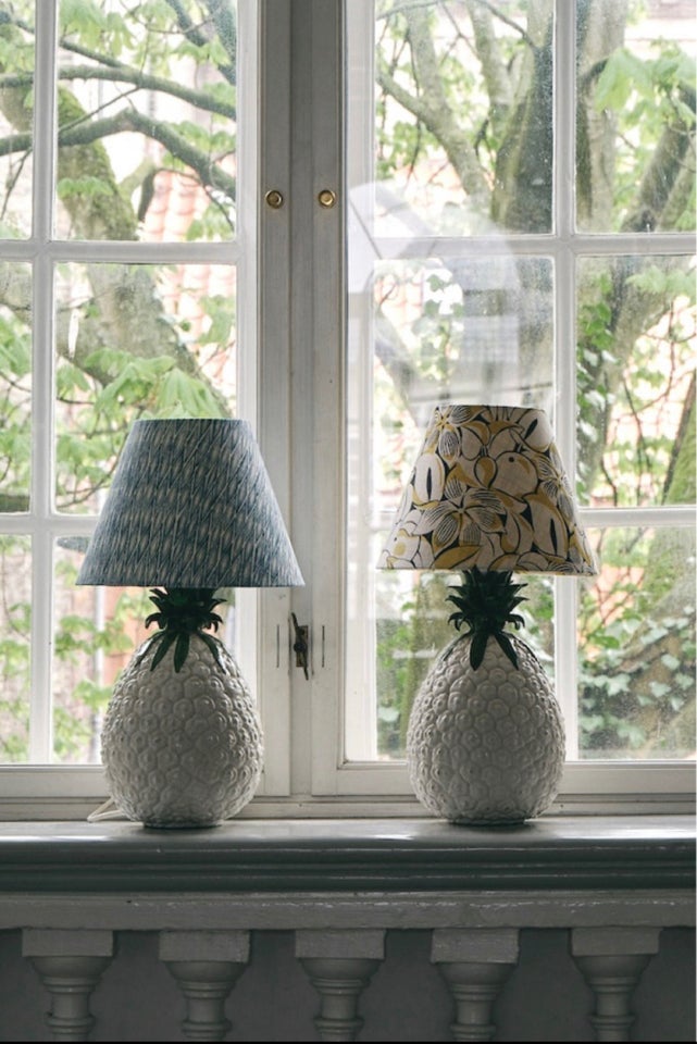 Anden bordlampe Vintage ananas