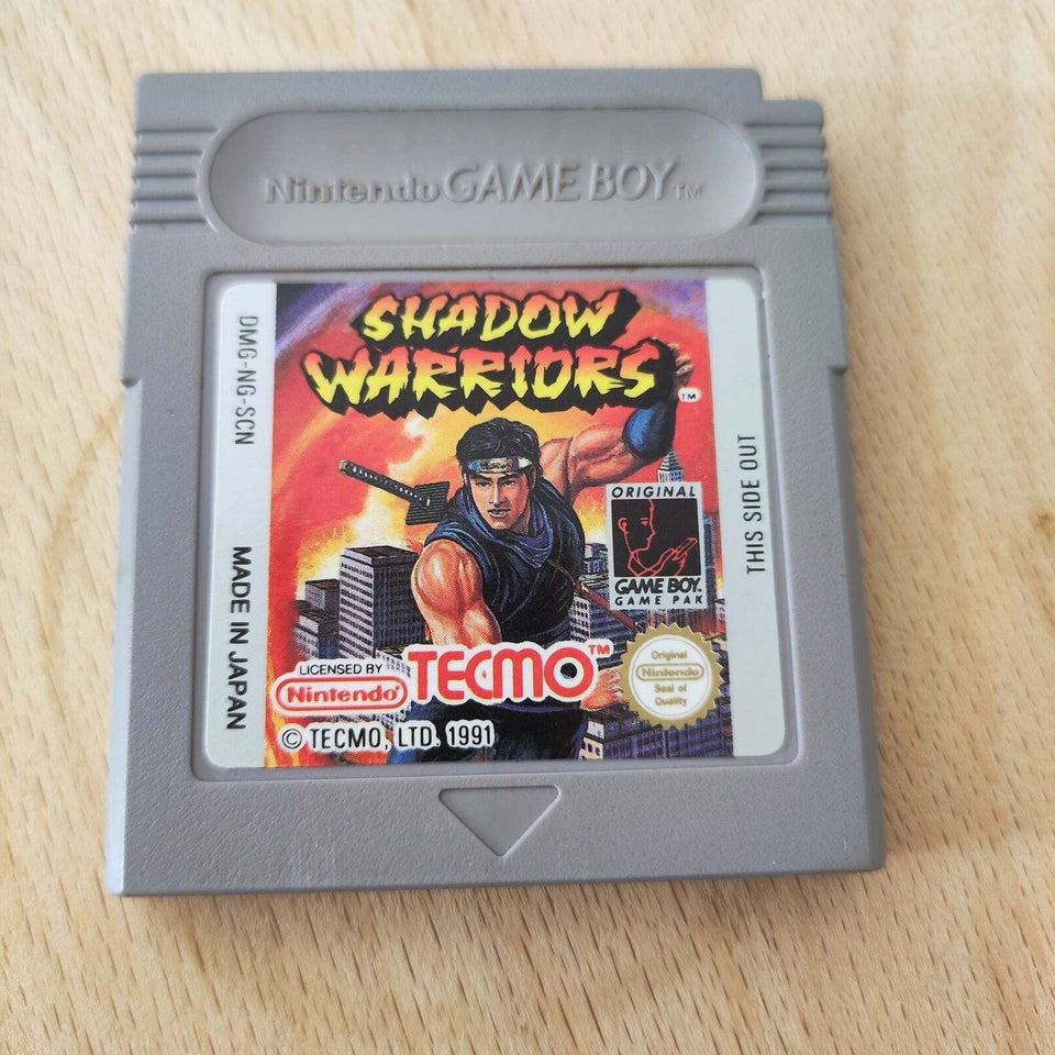 Shadow Warriors Gameboy action