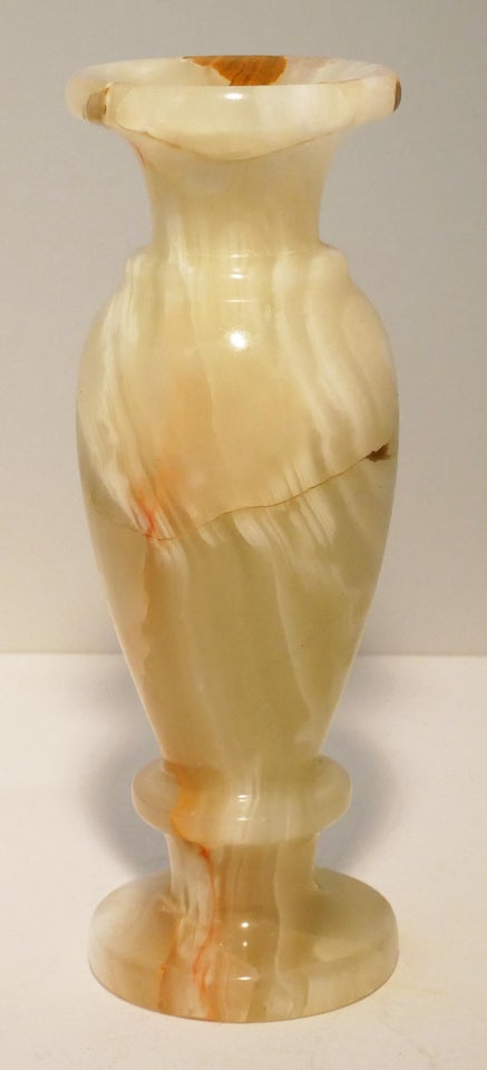 Lysestager og vase, Marmor