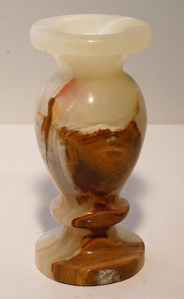 Lysestager og vase, Marmor