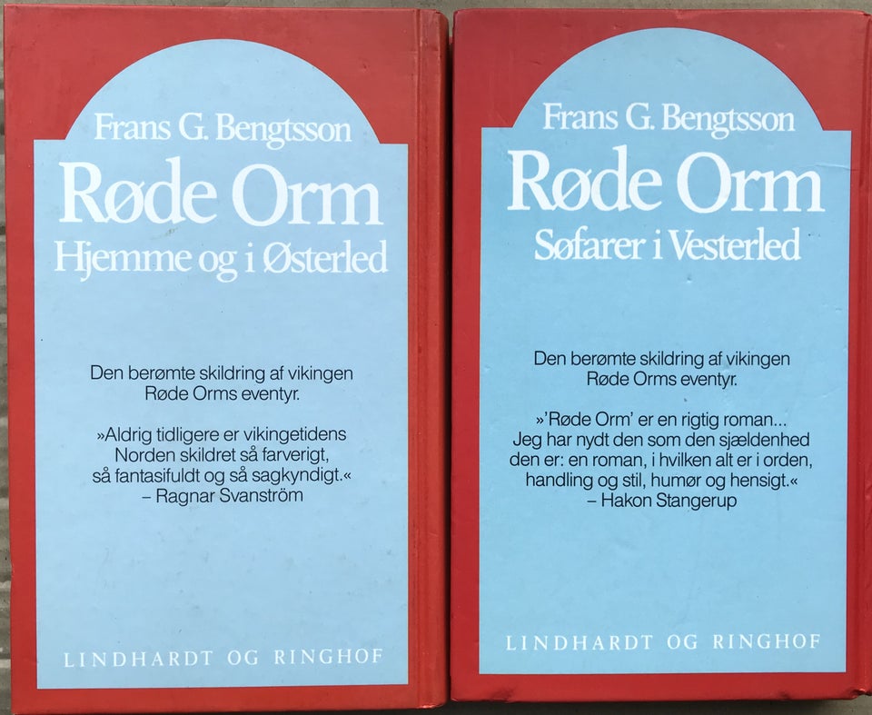 Røde orm I + II, Frans G. Bengtsson,