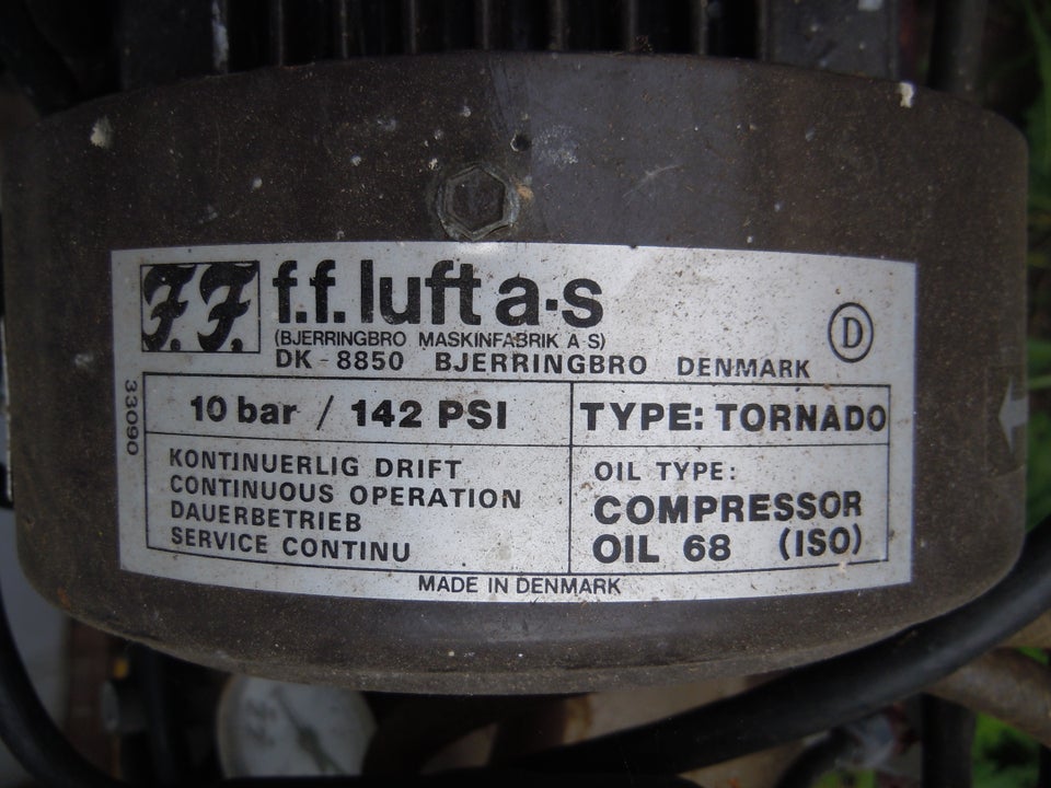 Kompressor, FF-Luft A/S Tornado