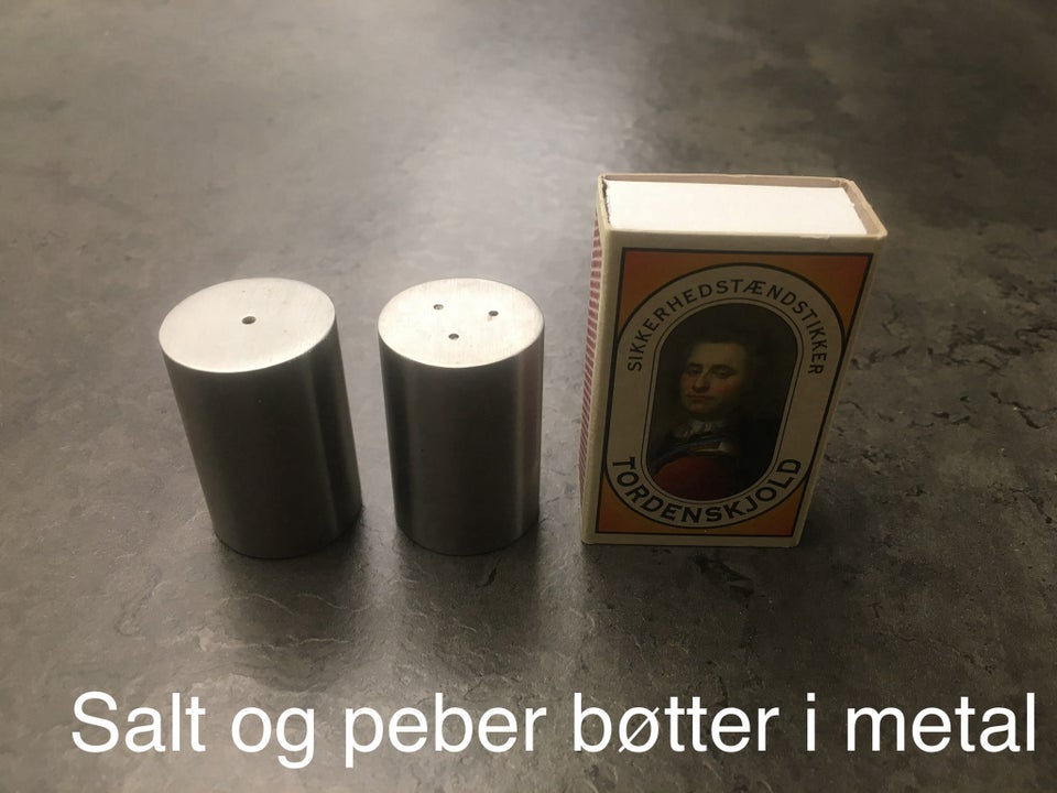 Rustfrit stål, Salt og peber bøtter