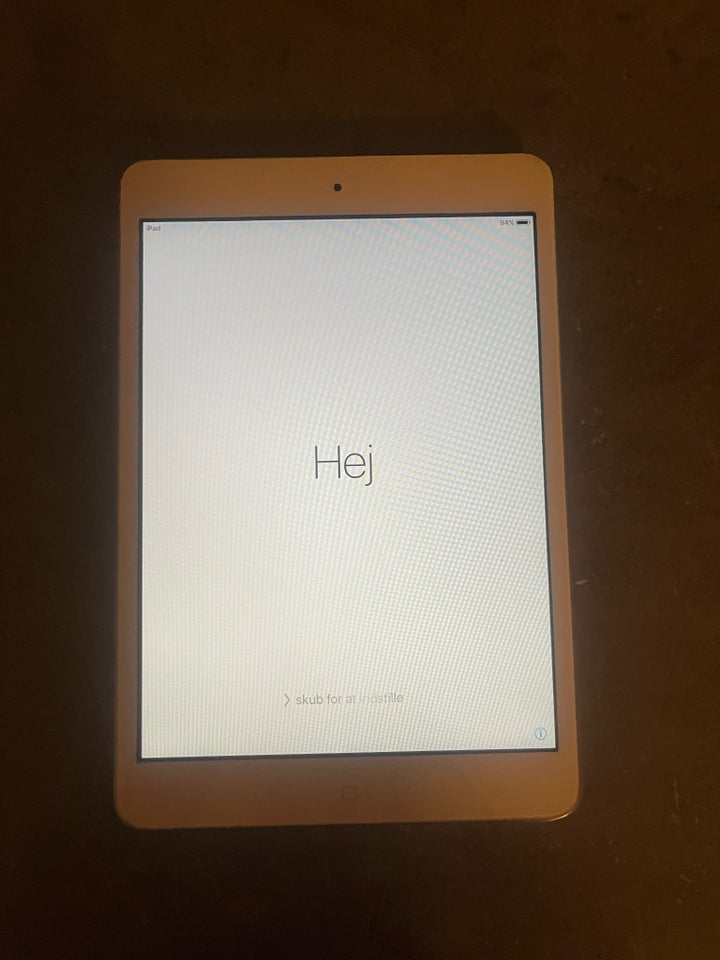 iPad mini, 16 GB, hvid