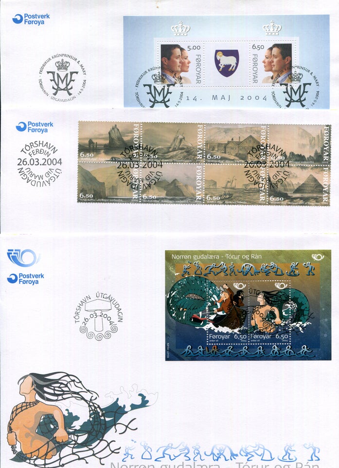 Færøerne, FDC 2003+2004