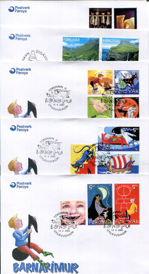 Færøerne, FDC 2003+2004