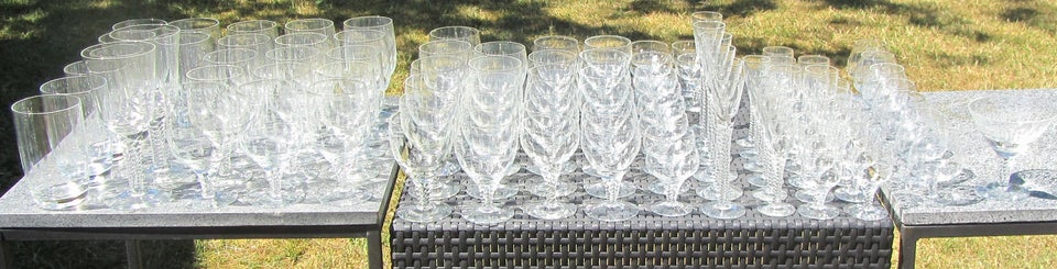 Glas, samlet pris for 95 glas,