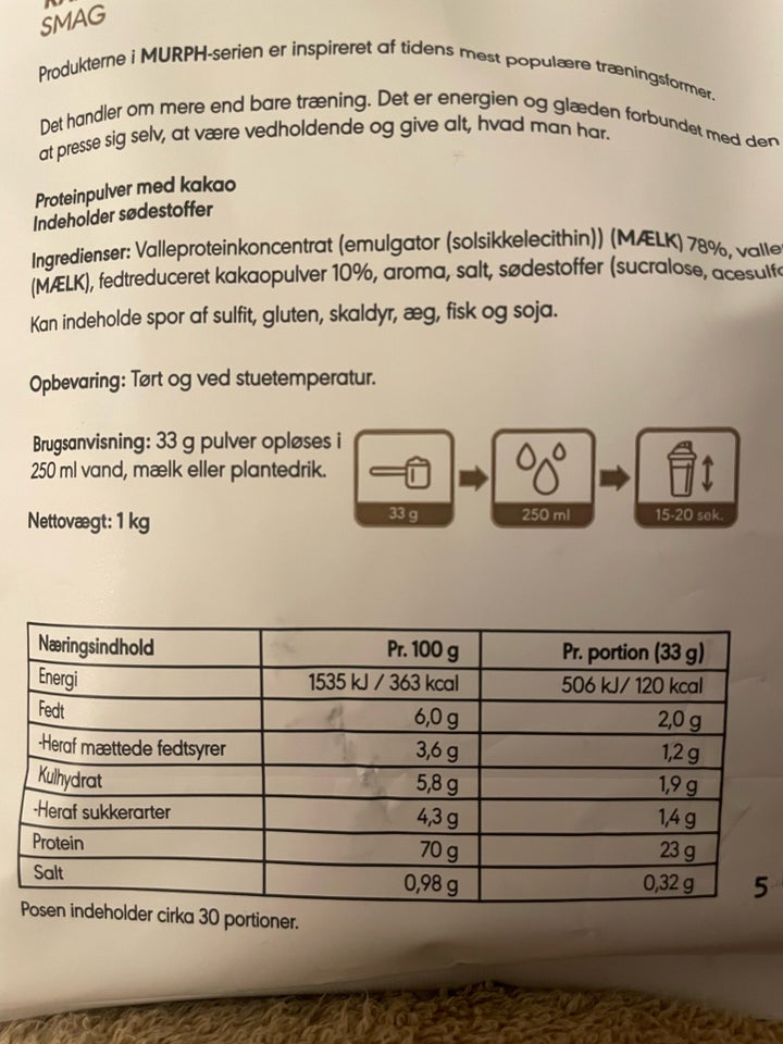 Kosttilskud Protein Protein