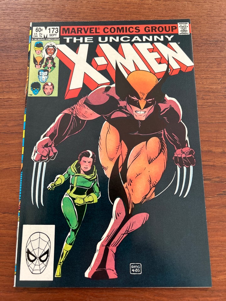 Solgt Uncanny X-men 171 1983, Stan